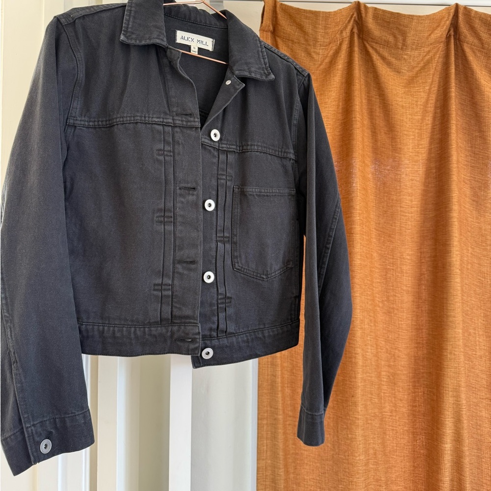 Alex Mill Black Denim Jacket